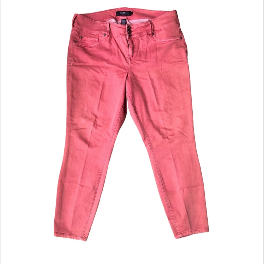 Torrid Denim Jeans size 20R Bright Coral